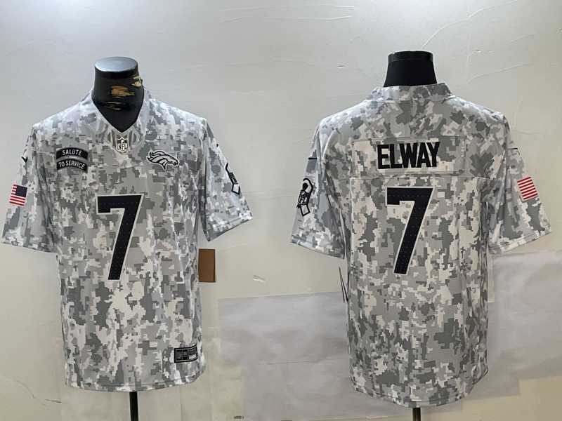 Men%27s Denver Broncos #7 John Elway Arctic Camo 2024 FUSE Salute to Service Limited Stitched Jersey Dzhi->dallas cowboys->NFL Jersey